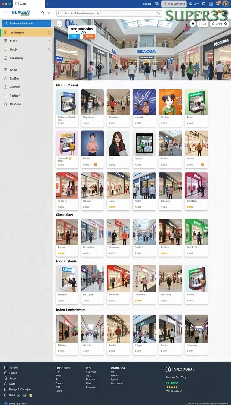 Cuplikan layar ORCA128 — menu navigasi