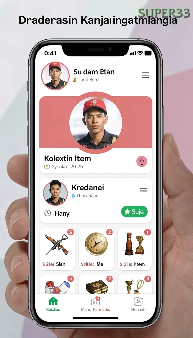 Cuplikan layar LIMATOGEL — menu navigasi