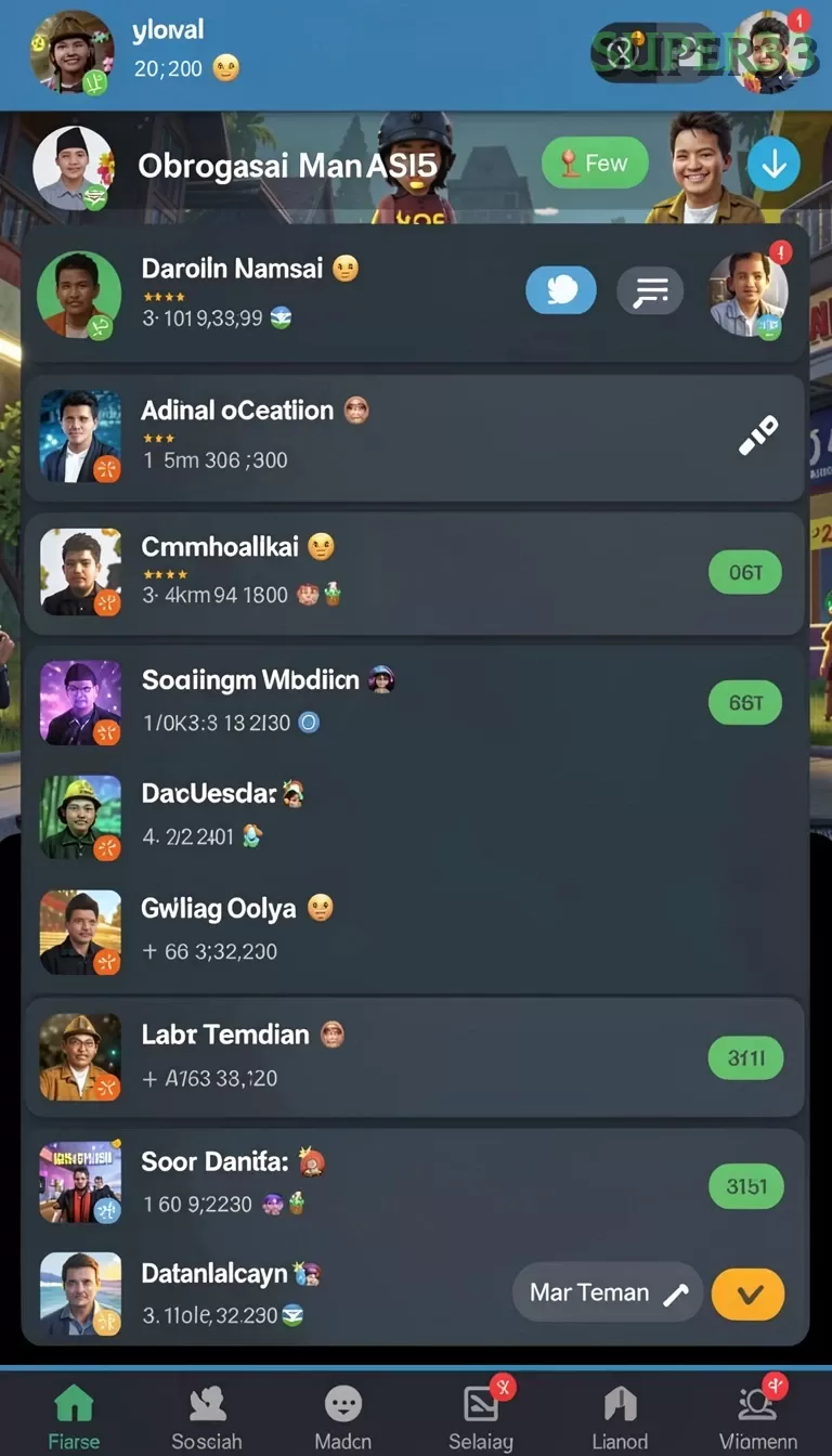 Cuplikan layar AGENSLOT138 — menu navigasi
